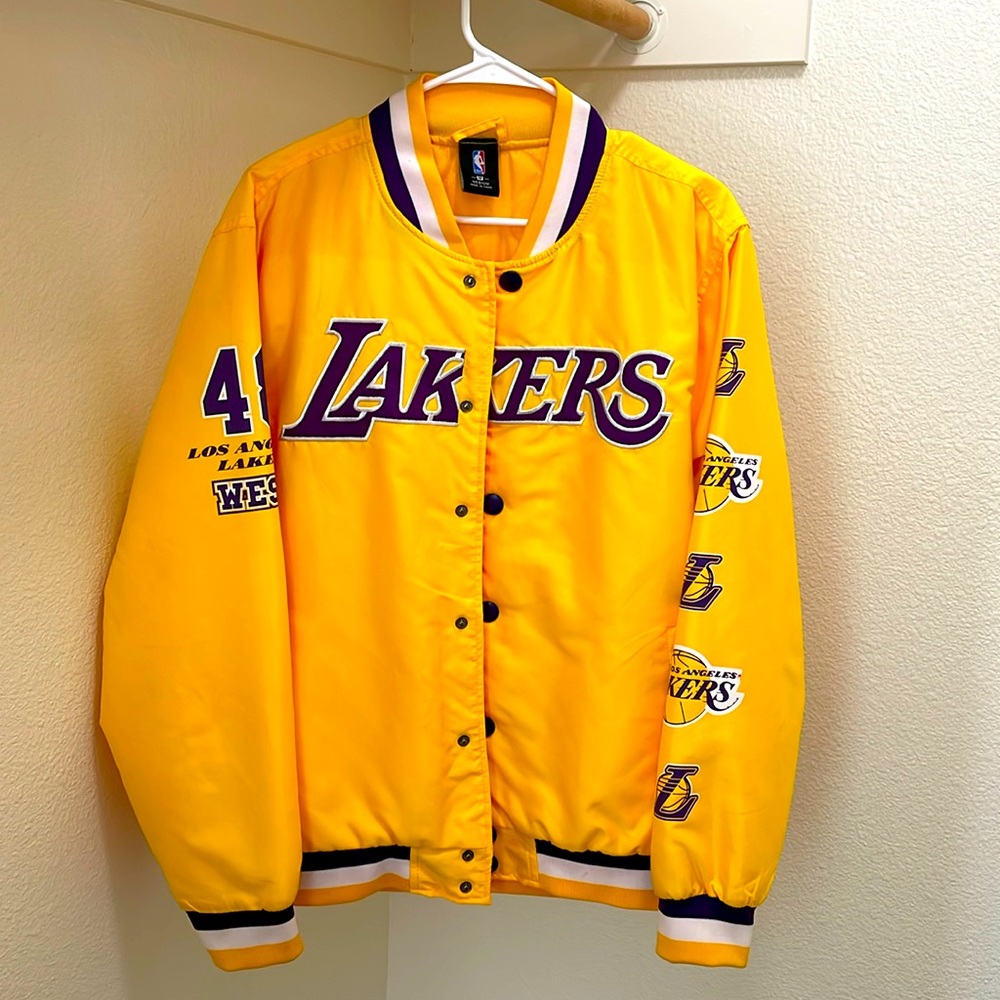 Lakers Button Up Jacket (Yellow)